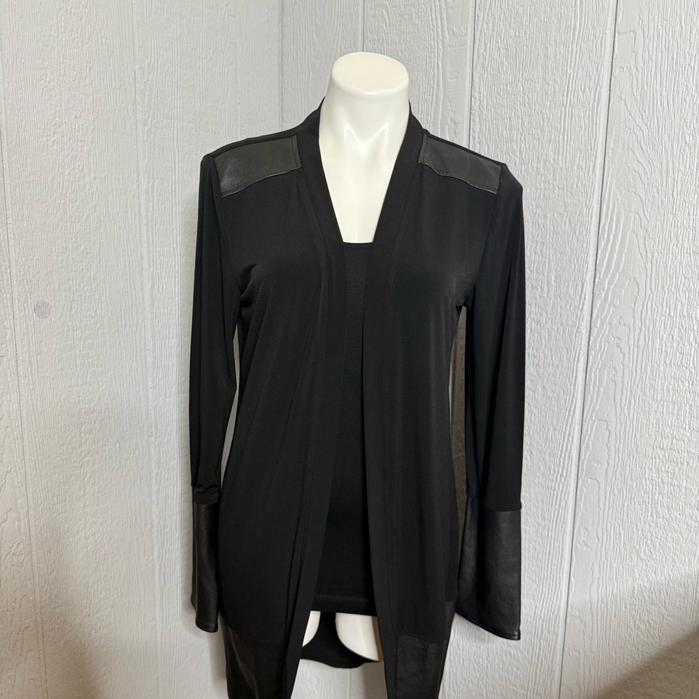 Anatomie Black Open Front Blazer